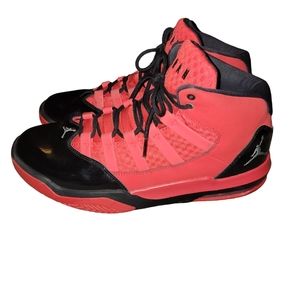Jordan Max Aura Red Black Men's sz 11